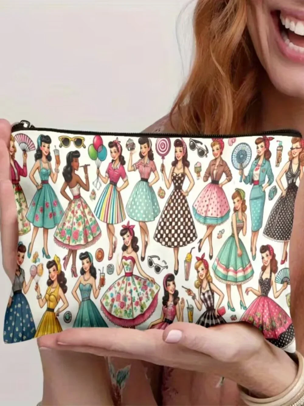 Retro Style Cosmetic Bag